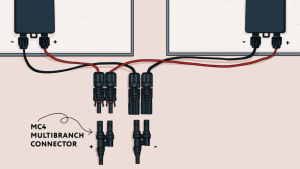 Cách đấu nối MC4 song song